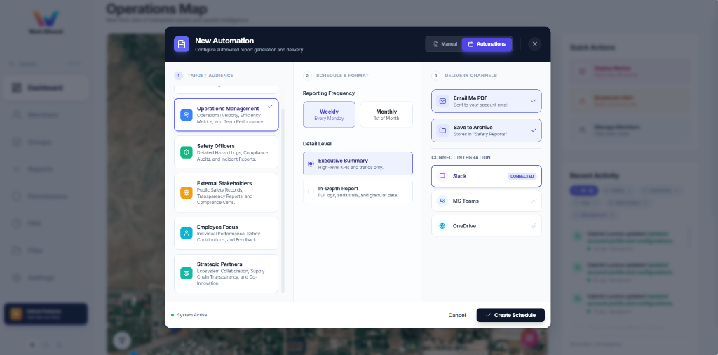 Automated Report Scheduling