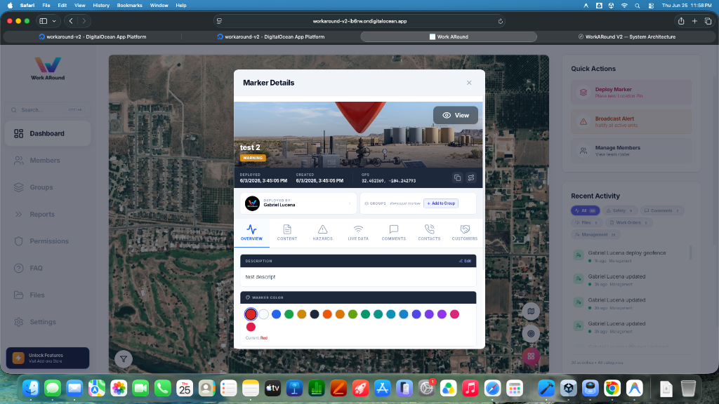 Marker Details - Overview Tab