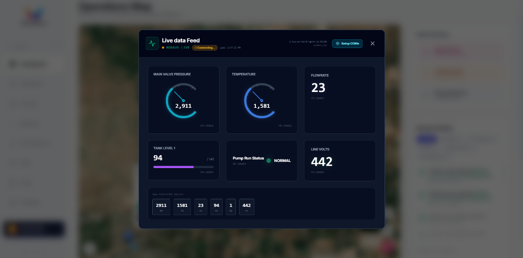 Live Telemetry Panel